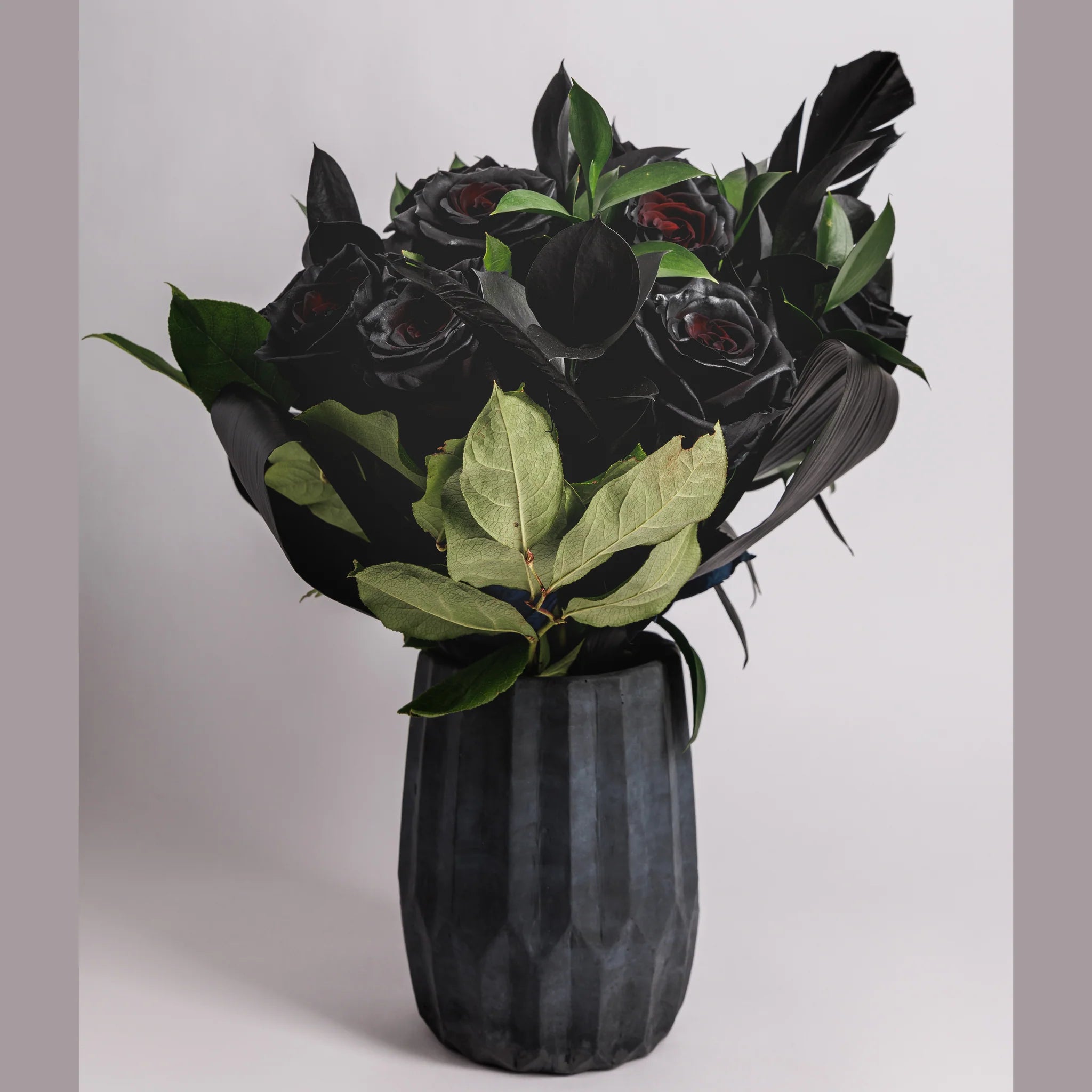 Pot en béton | Opale | Charbon
