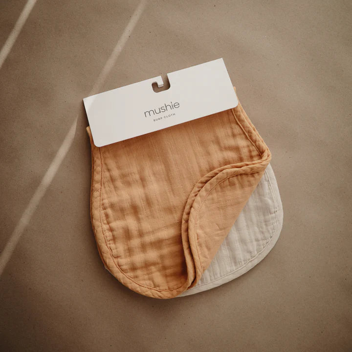 Bavoirs d'épaule | Jaune d'automne & brouillard