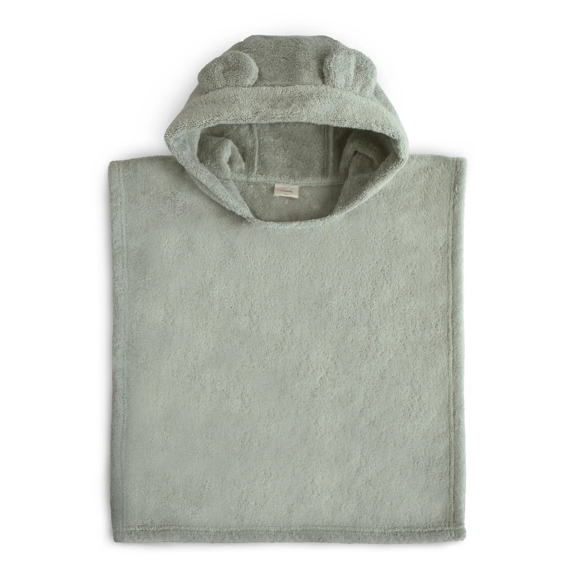 Bear poncho towel | Moss