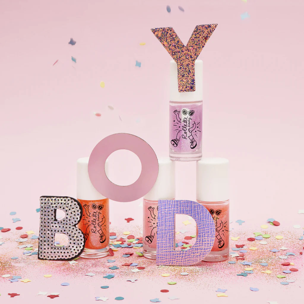 Body Rollette | Gel pailleté | Framboise