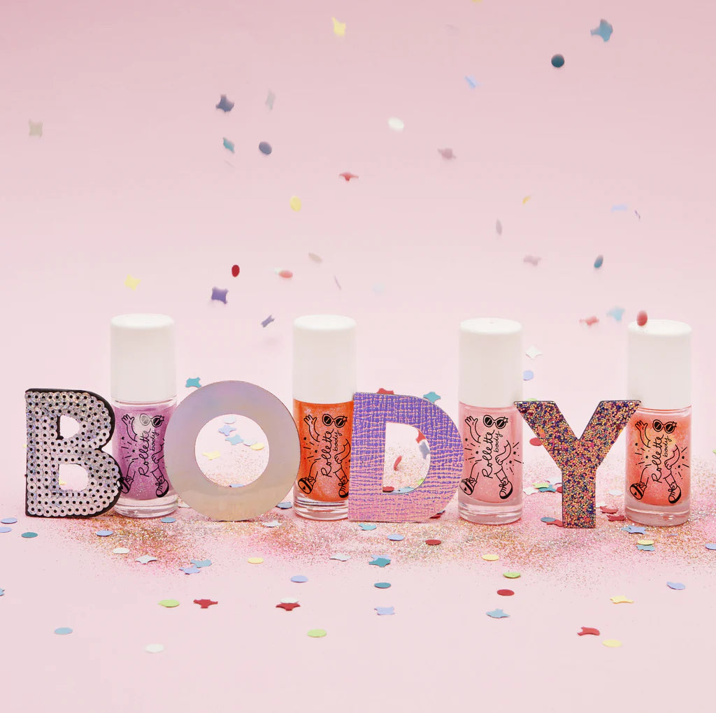 Body Rollette | Gel pailleté | Framboise