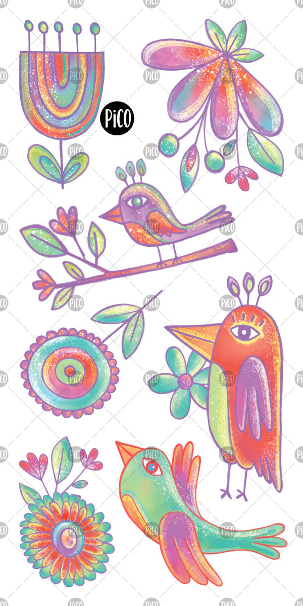 Tatouages temporaires | Les merveilleux oiseaux
