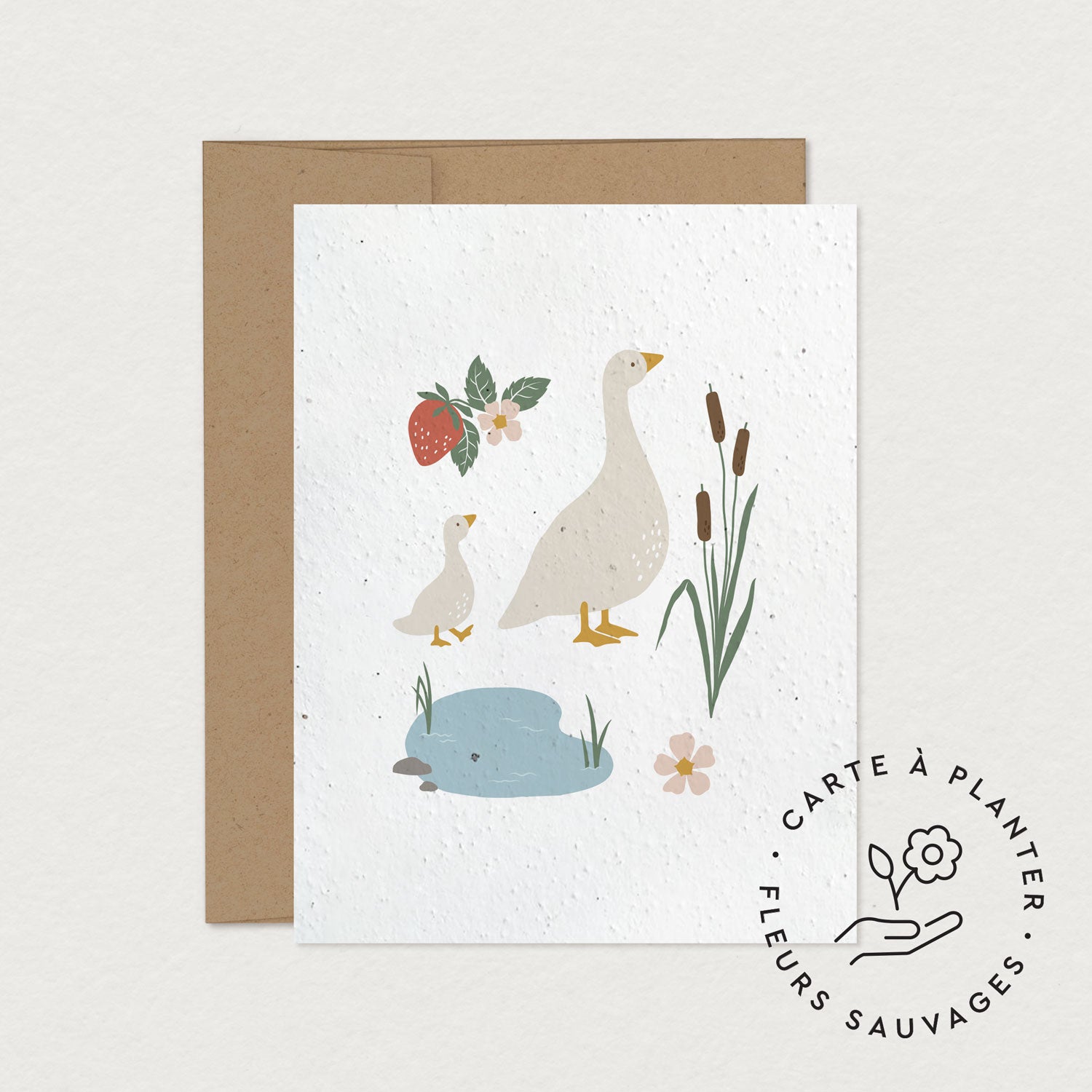 Carte de souhaits ensemencée | Fleurs sauvages | Suzel à la campagne