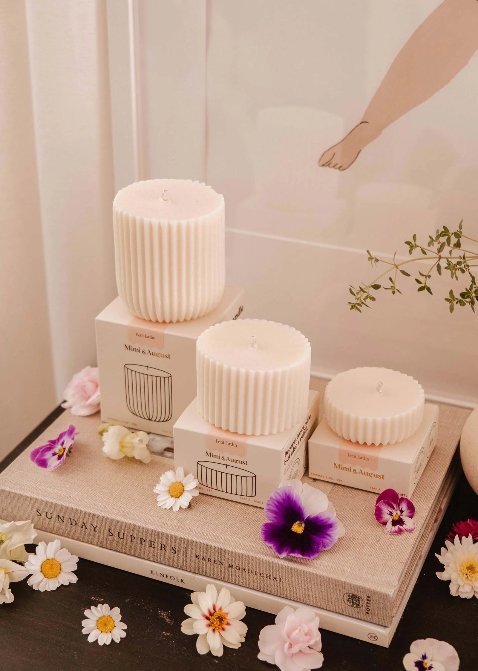 Recharge à bougie | Petit jardin
