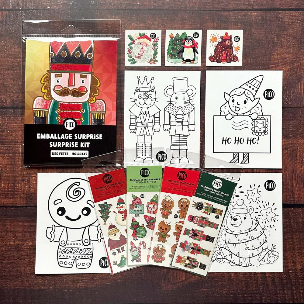 Ensemble surprise | Coloriages & tatous temporaires | Fêtes
