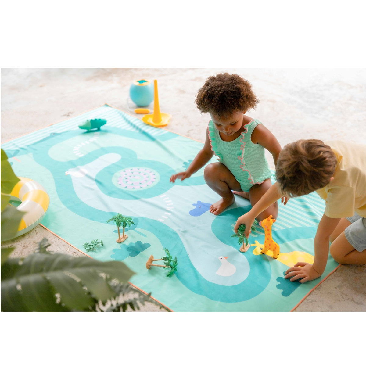 Serviette de plage & jeu | Safari | Grande