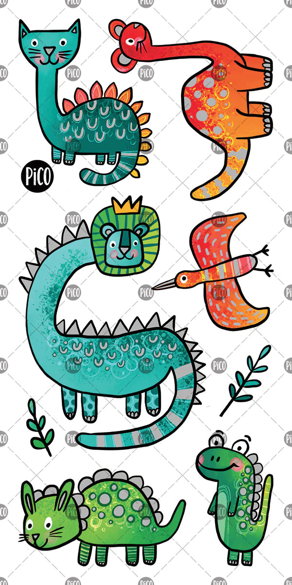 Tatouages temporaires | Les DinoZanimaux