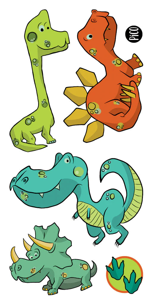 Tatouages temporaires | Les dinos