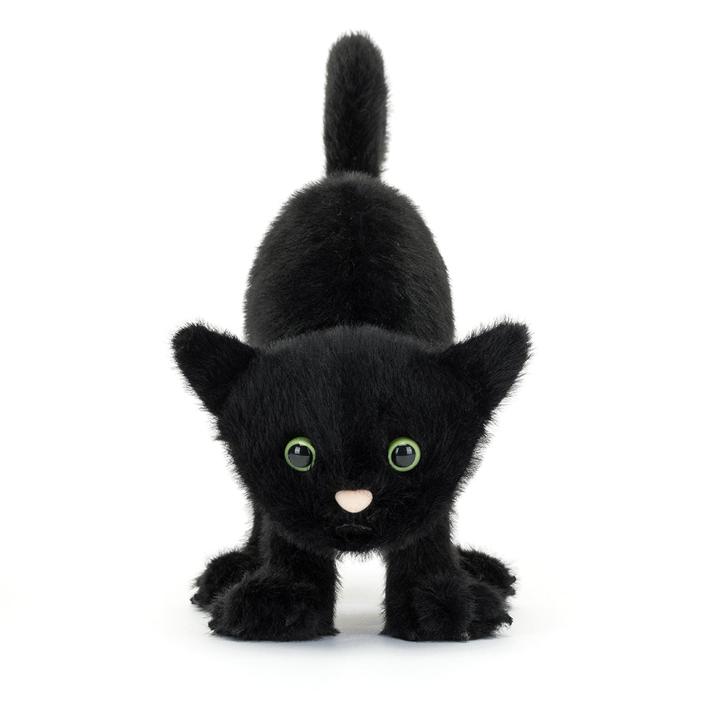 Spookipaws Cat Jellycat – Chat noir porte-bonheur Halloween