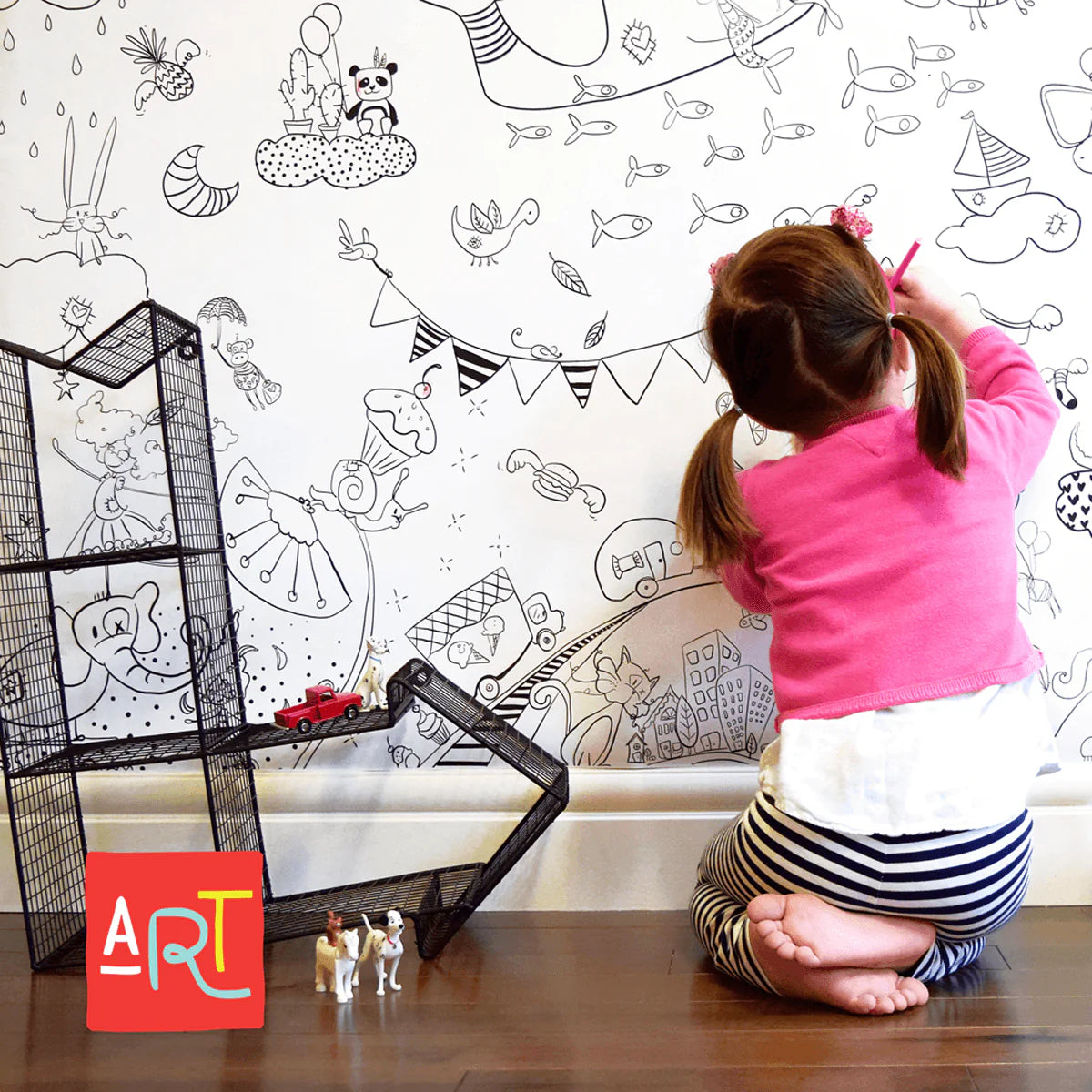 Affiche géante à colorier | La festive