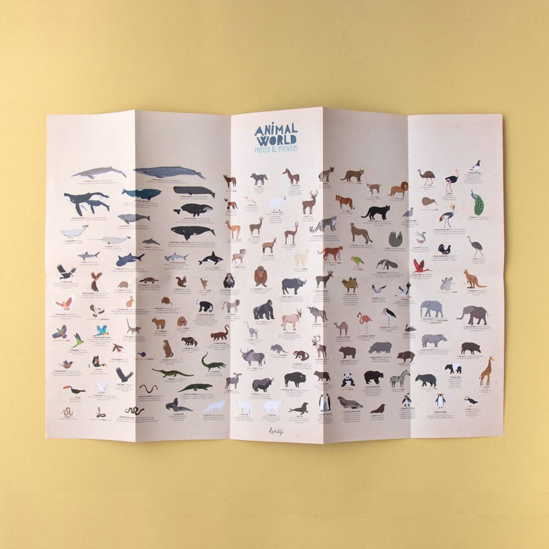Affiche & autocollants | Londji | Animal world