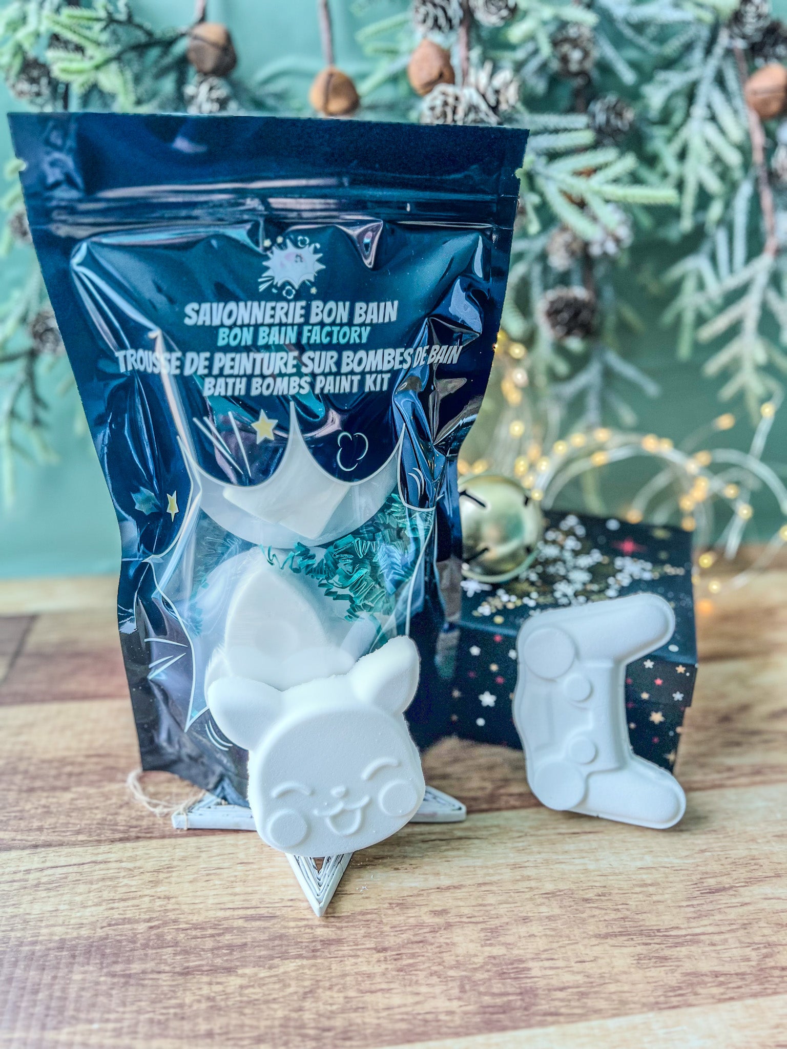 Trousse peinture sur bombes de bain | Petit rongeur électrique jaune