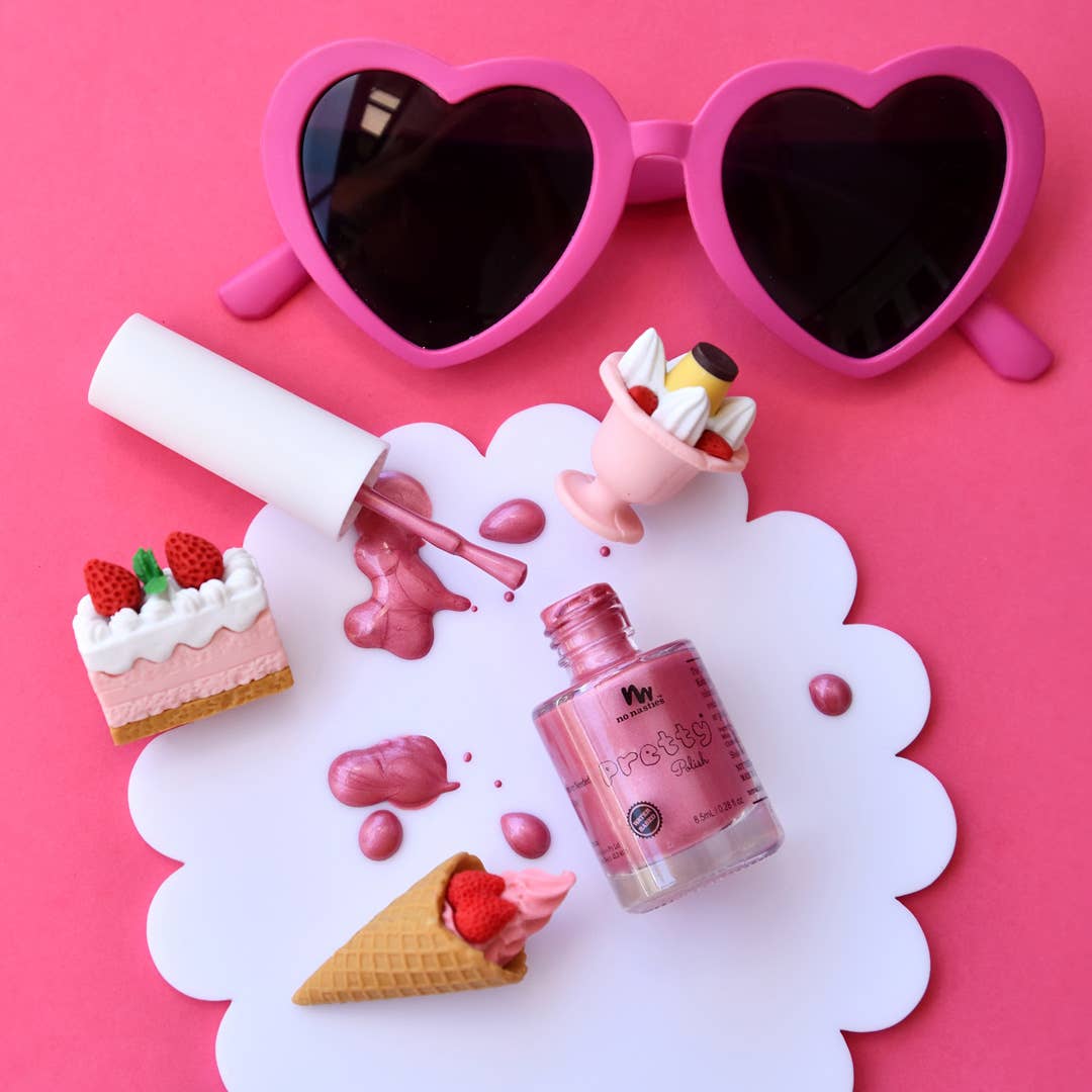 Vernis à ongles rose vif à base d'eau pour enfants - 8,5 ml