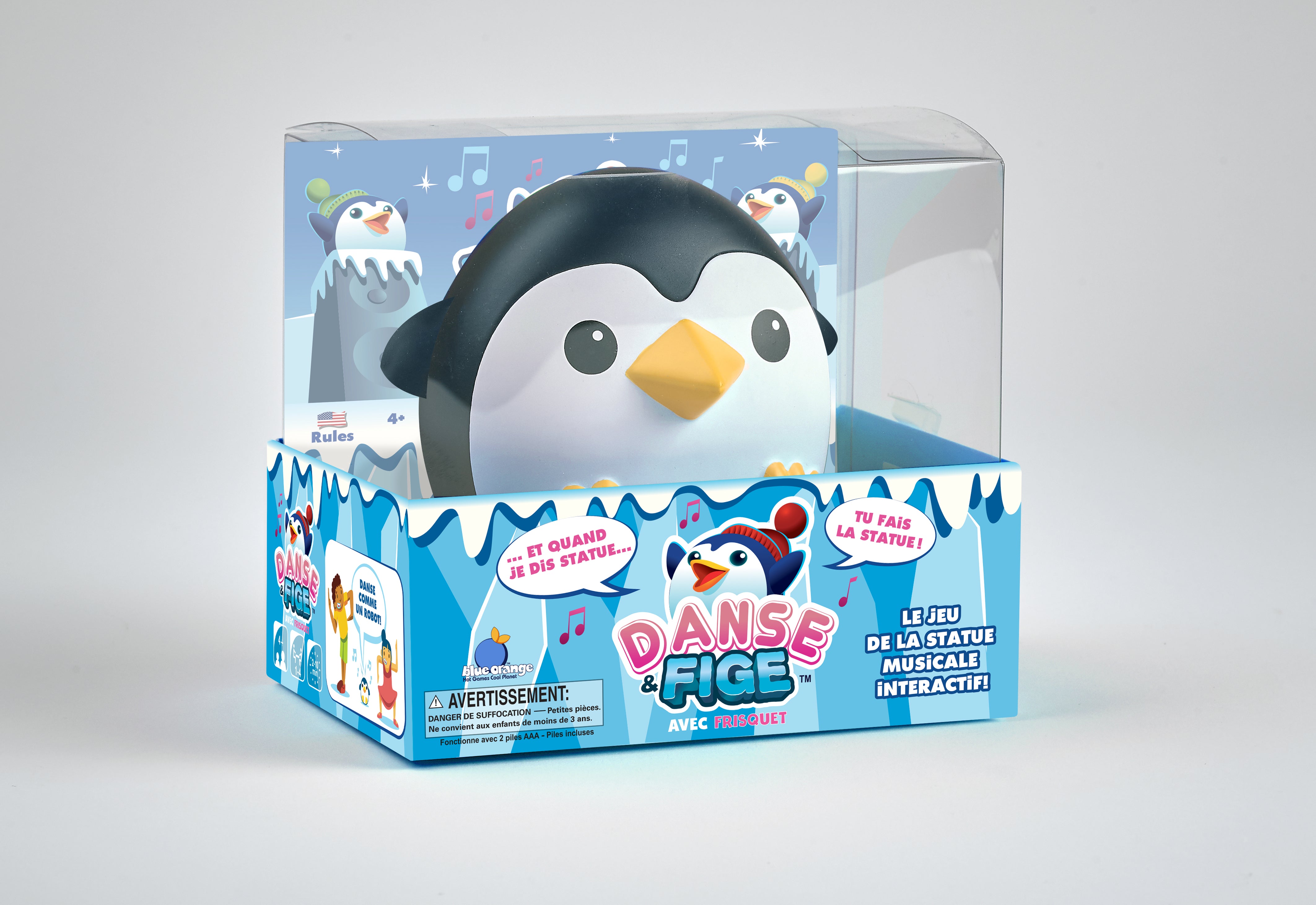 Pingouin Frisquet jeu musical interactif Blue Orange, Frisquet musical freeze game interactive penguin Blue Orange