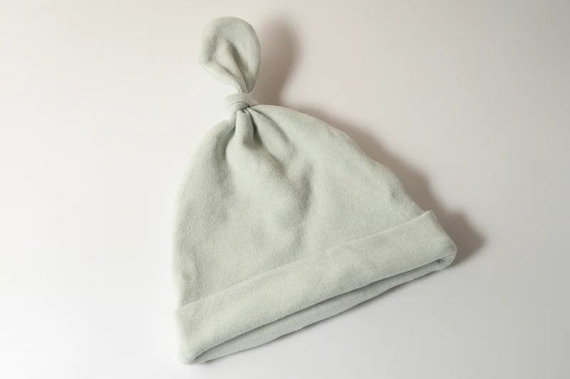 Ensemble de mitaines & chapeau | Coton organique | Sauge