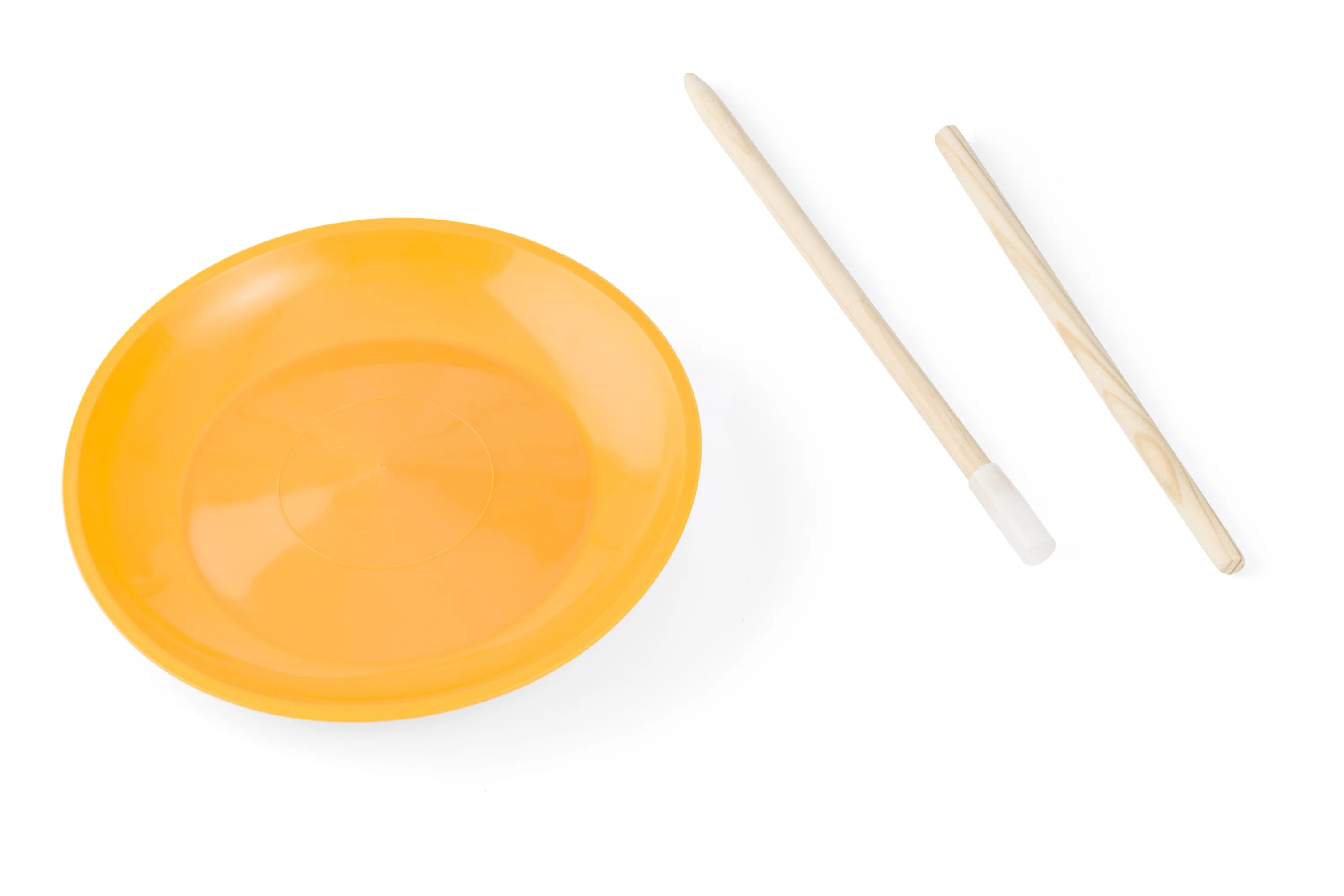 Assiette chinoise de jonglerie | Jaune orangé
