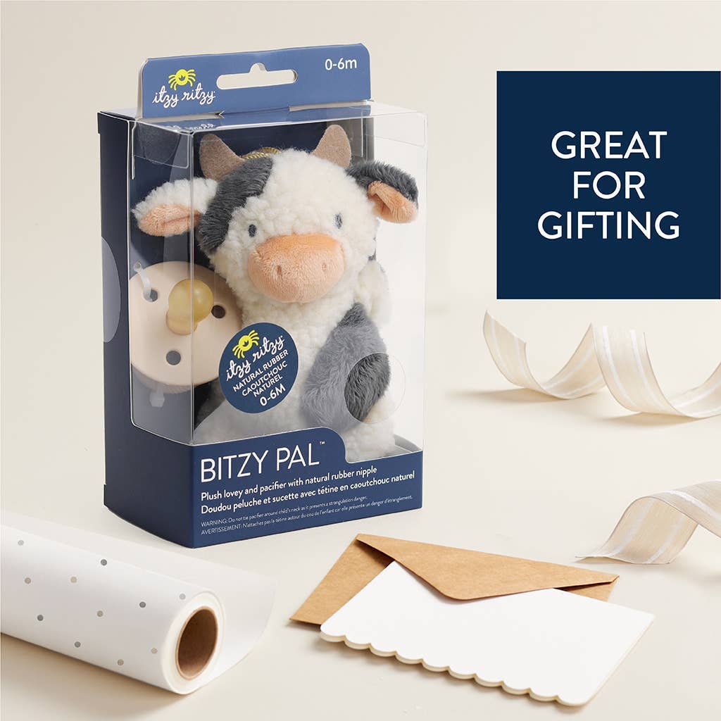 Suce Bitzy Pal en caoutchouc naturel & attache-suce | vache