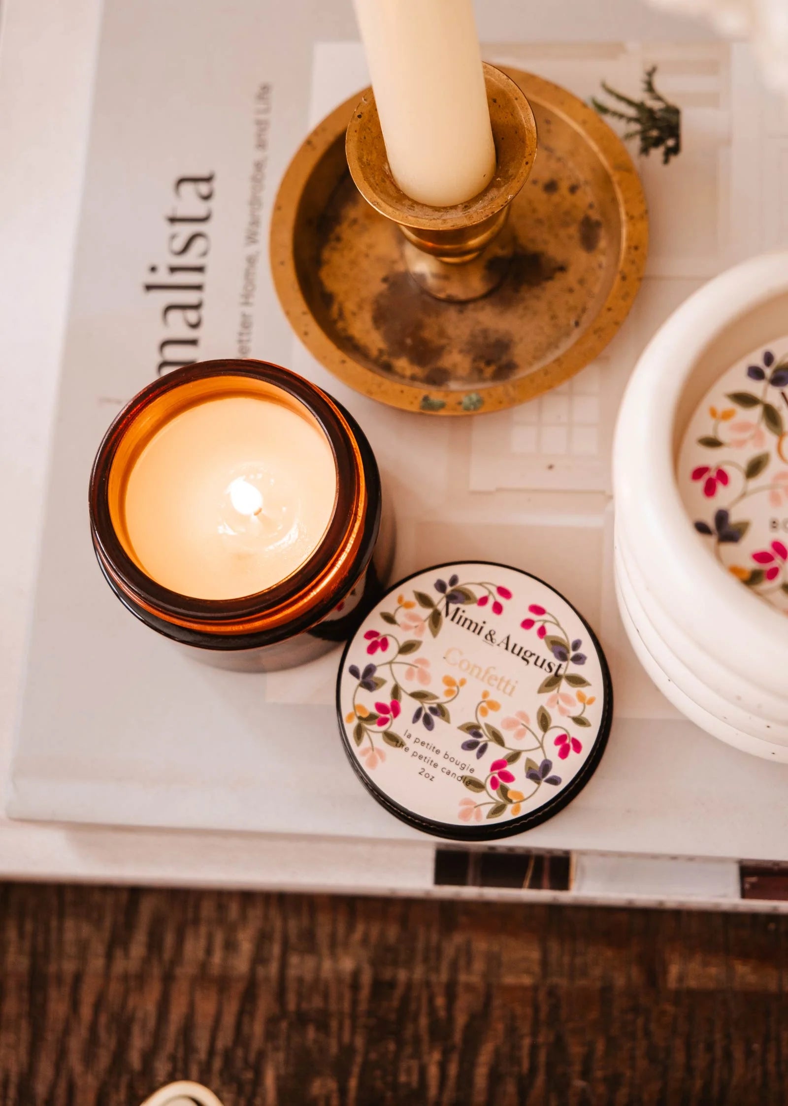 Bougie de soya | Confetti