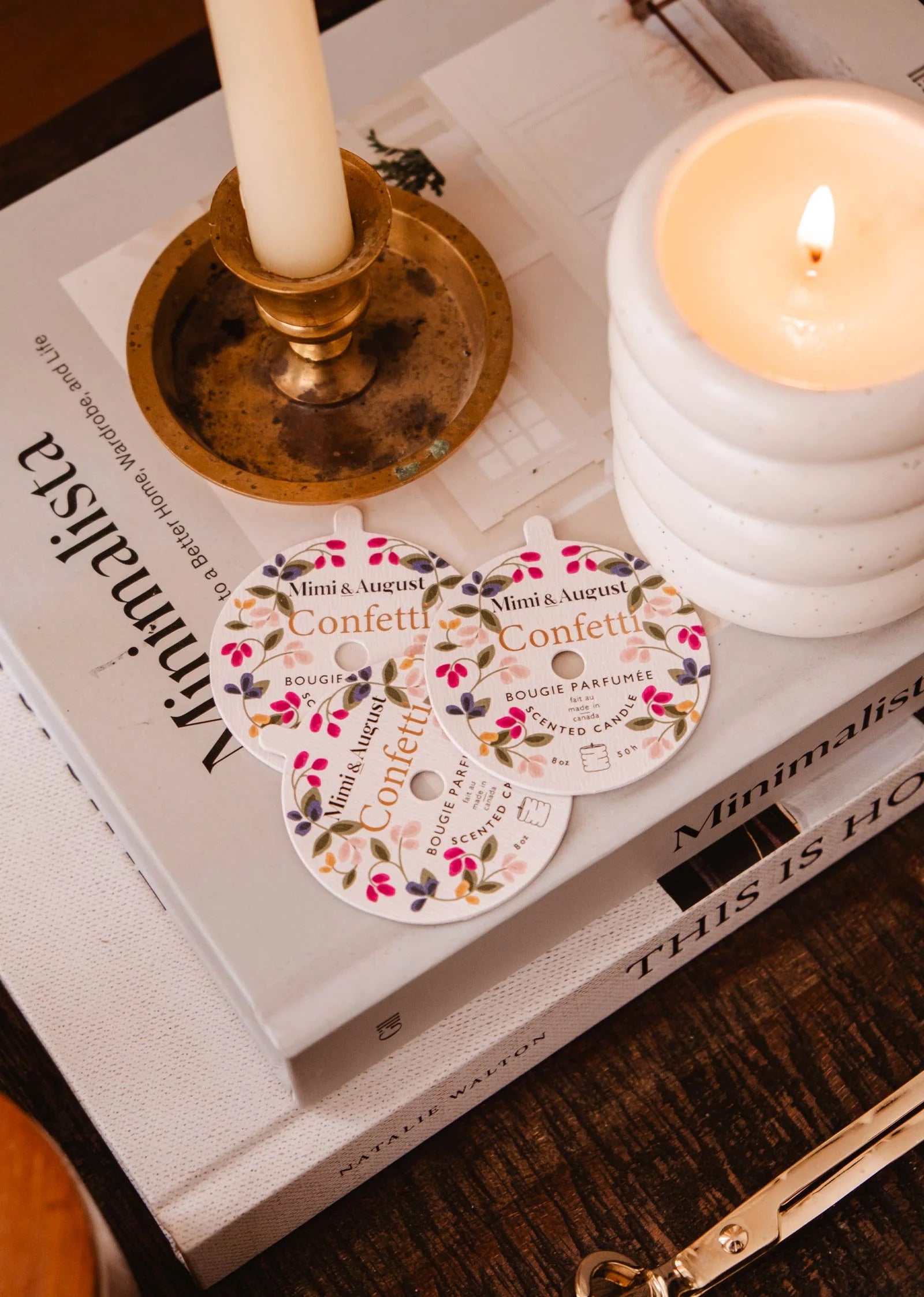 Bougie de soya | Confetti