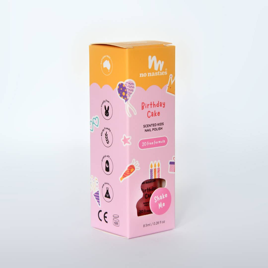 Vernis à ongles à base d'eau | Cerise | Rose vif
