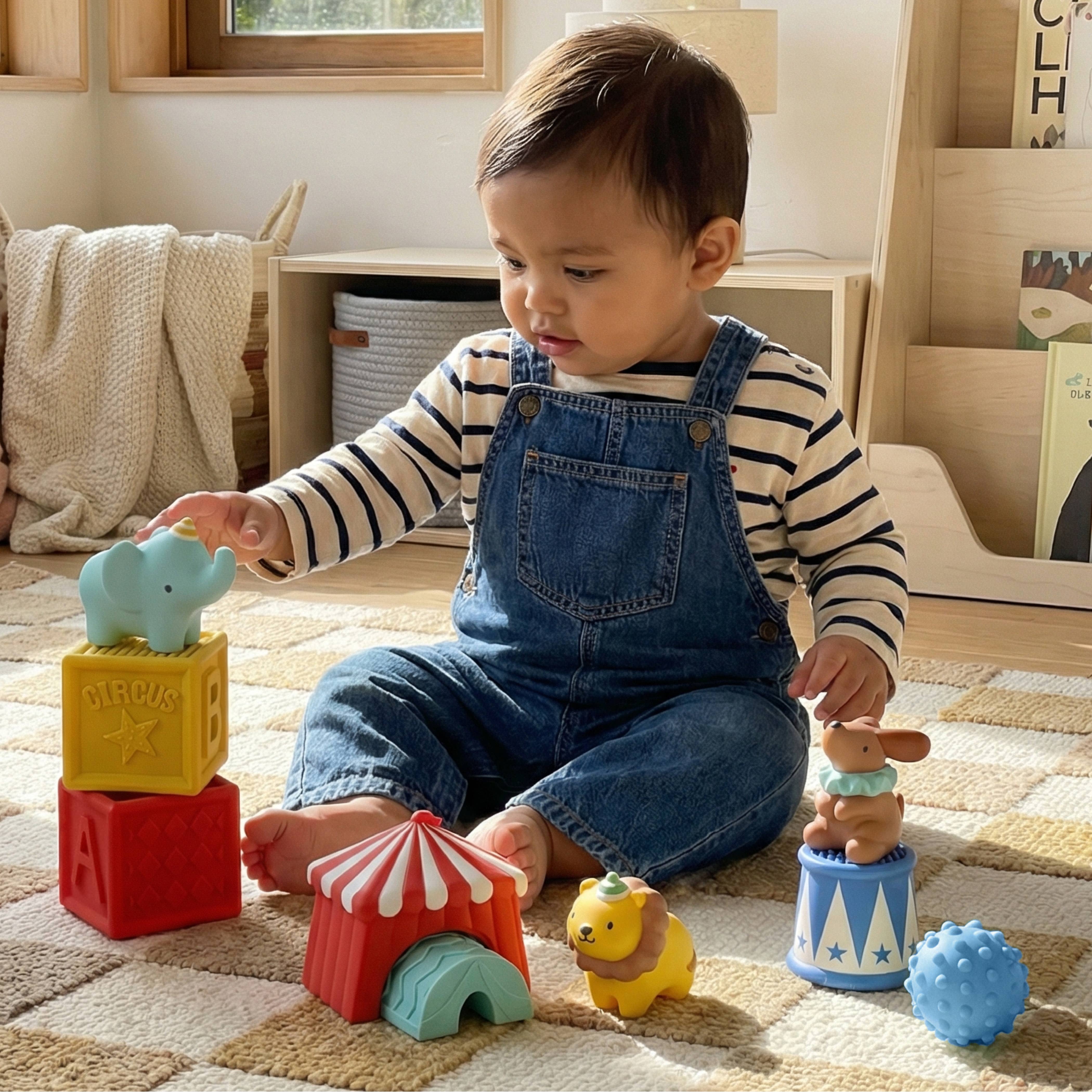 Ensemble de jouets d'éveil | Itzy Blocks™ Cirque
