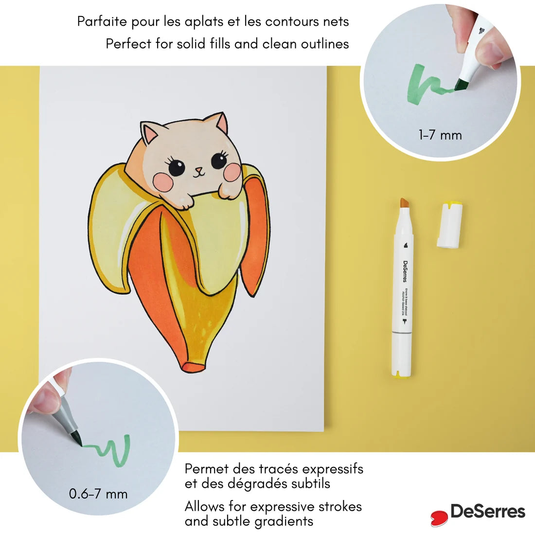 Set of 48 Dual-Tip Alcohol Markers
