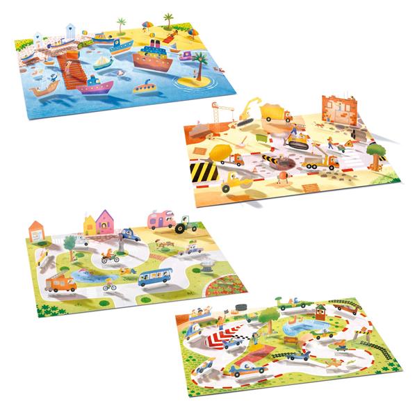 Autocollants repositionnables | Gommettes à relever | Véhicules