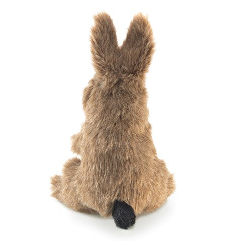 Marionnette à doigt lièvre Jack Rabbit sur fond neutre – Jack Rabbit finger puppet on neutral background – Olie & co