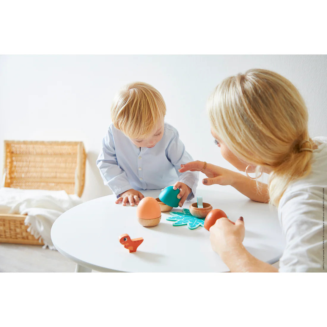 Jeu d'éveil | Oeufs surprise dinos