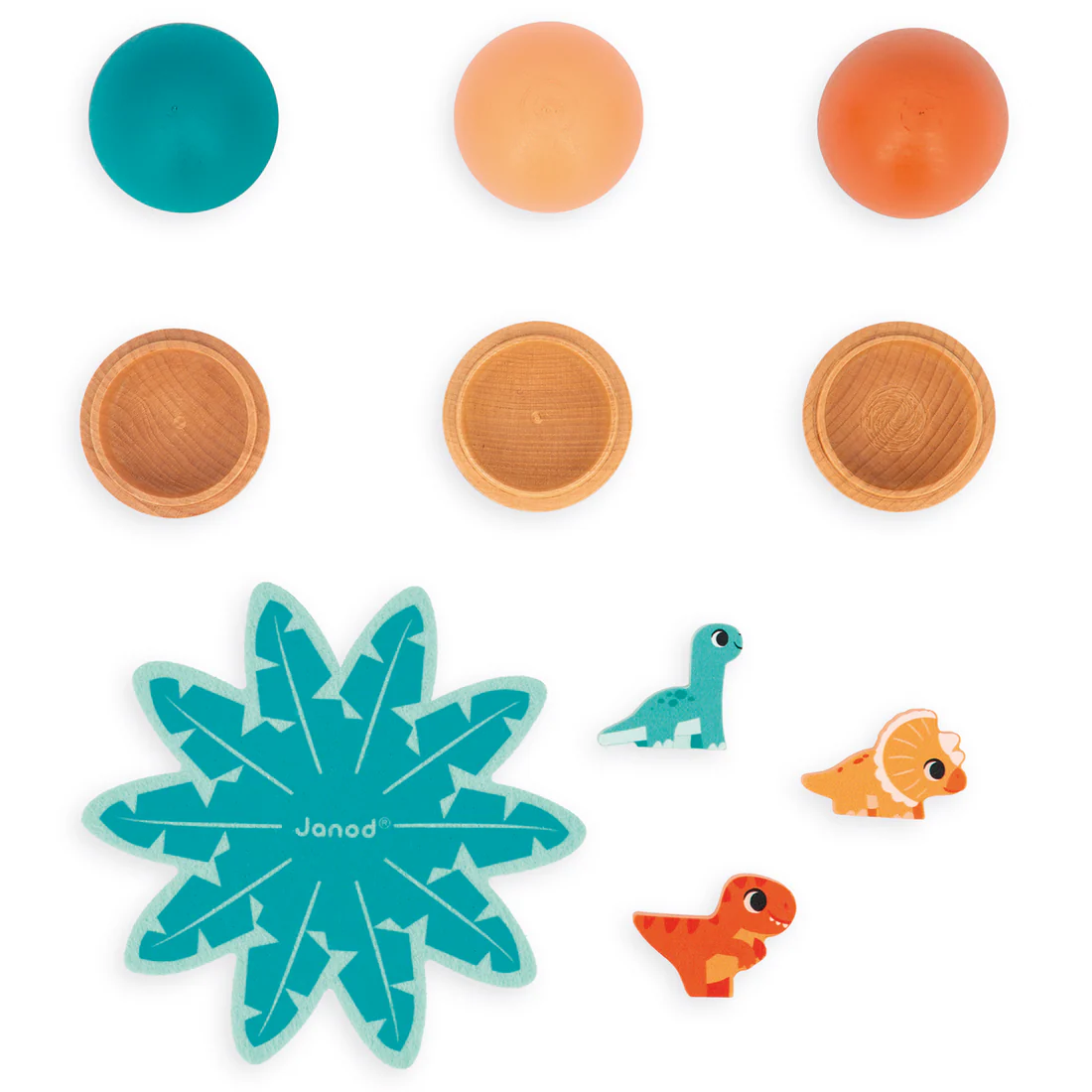 Jeu d'éveil | Oeufs surprise dinos