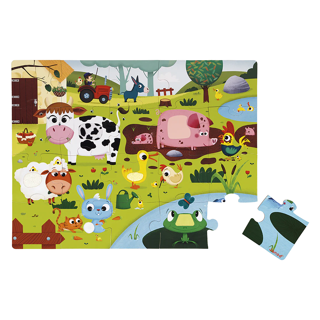 Puzzle tactile & sensoriel | Les animaux de la ferme