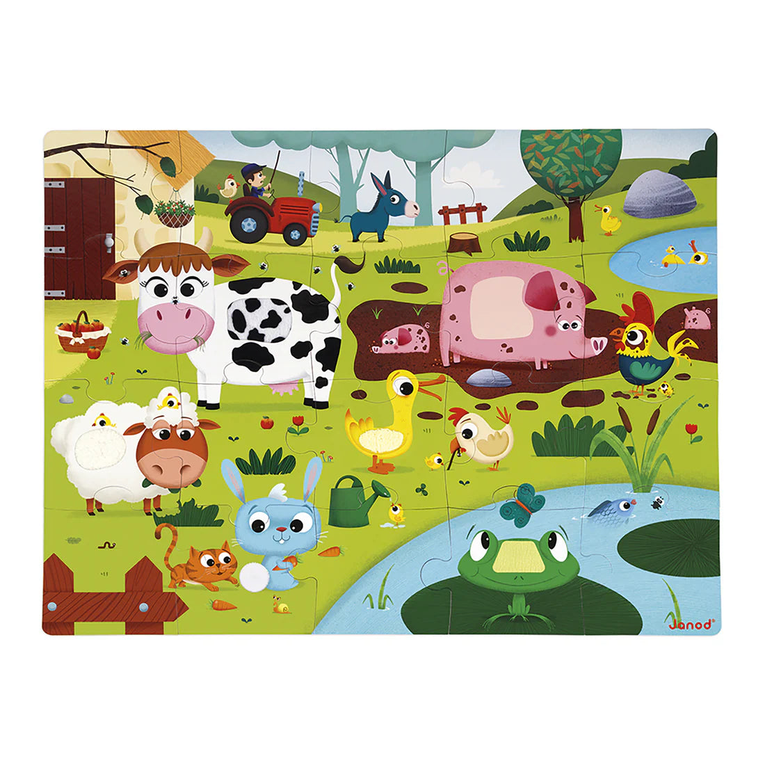 Puzzle tactile & sensoriel | Les animaux de la ferme