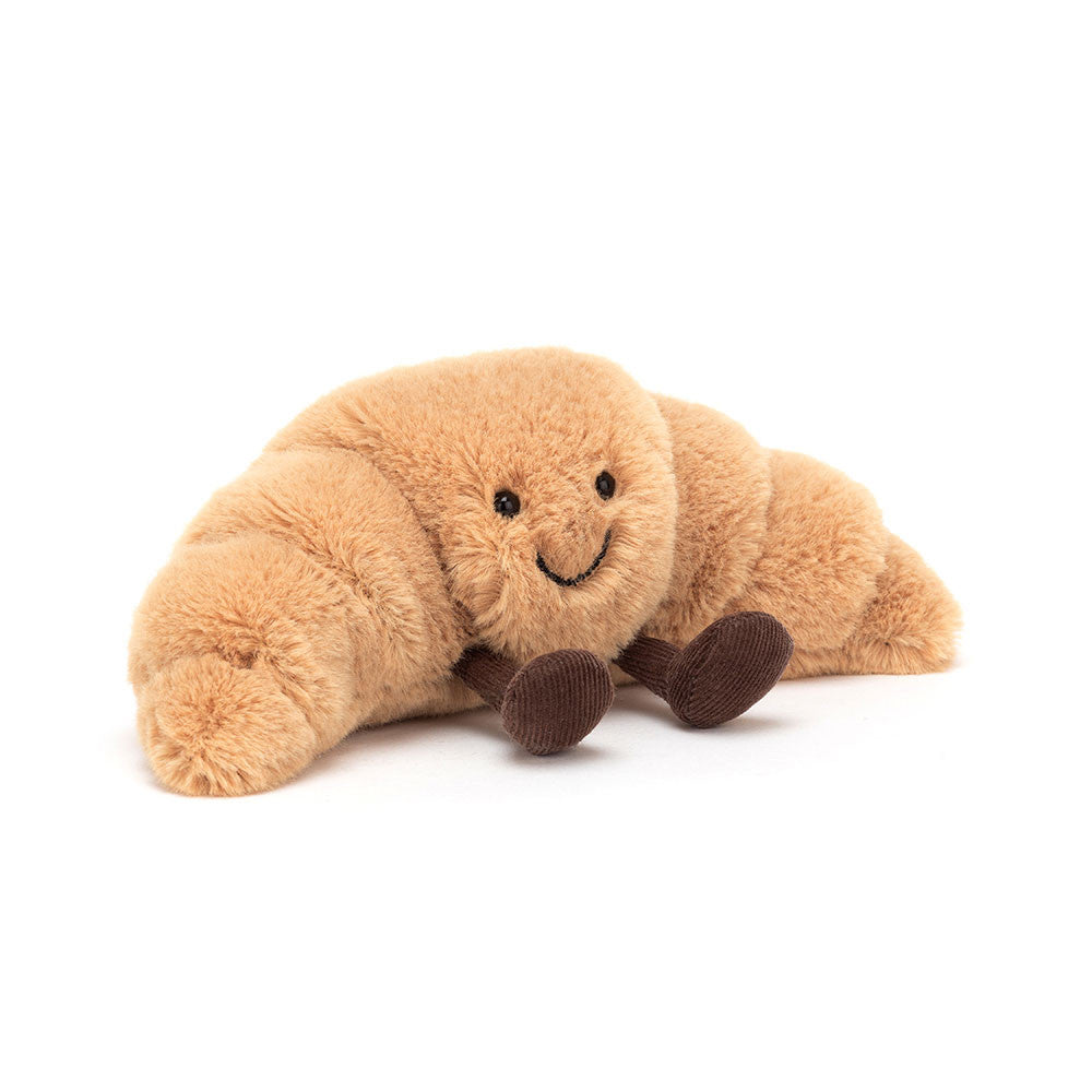 Peluche Jellycat croissant sur étagère – Jellycat Amuseables Croissant plush on shelf – Olie & co