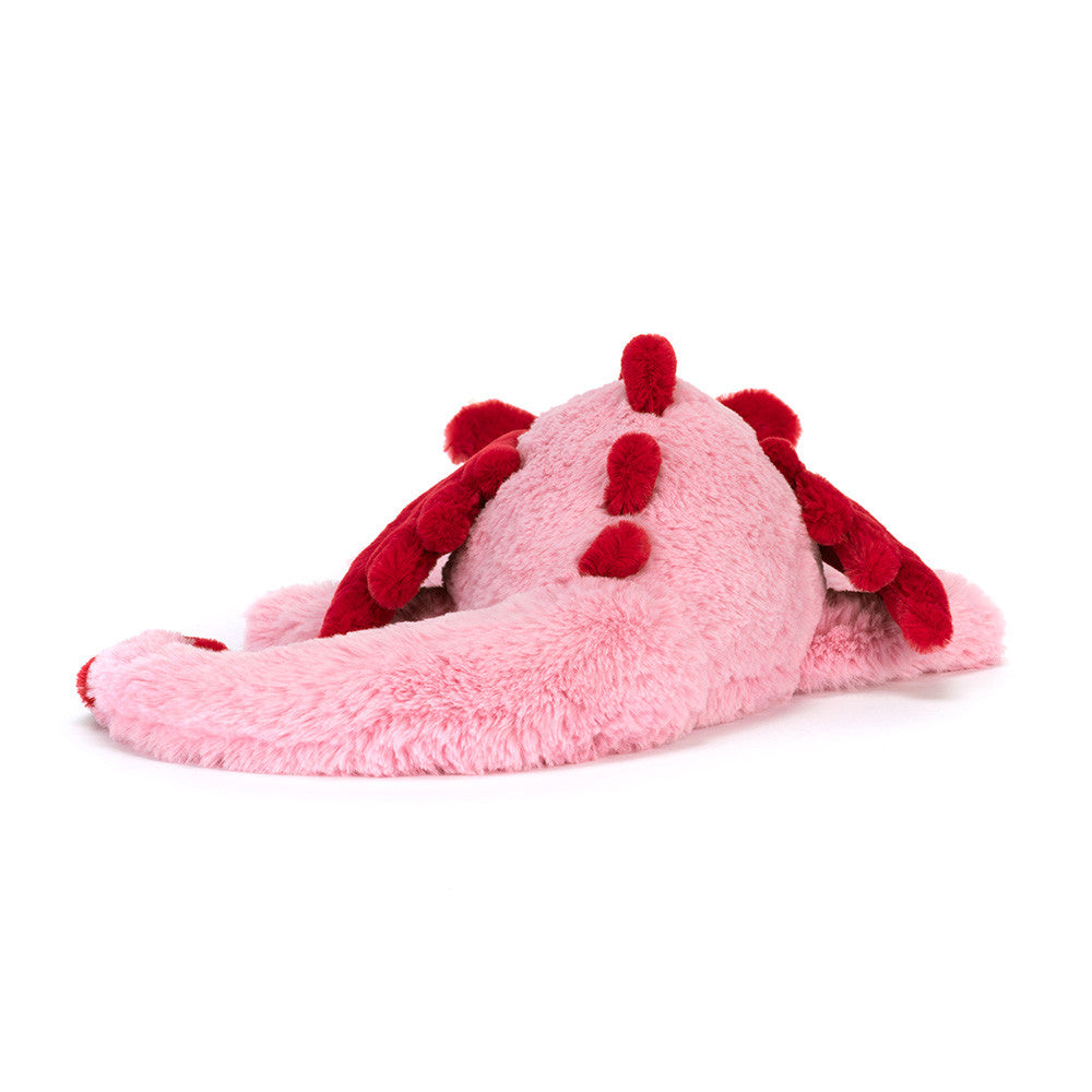 Peluche Jellycat | Dragon coeur rose et rouge
