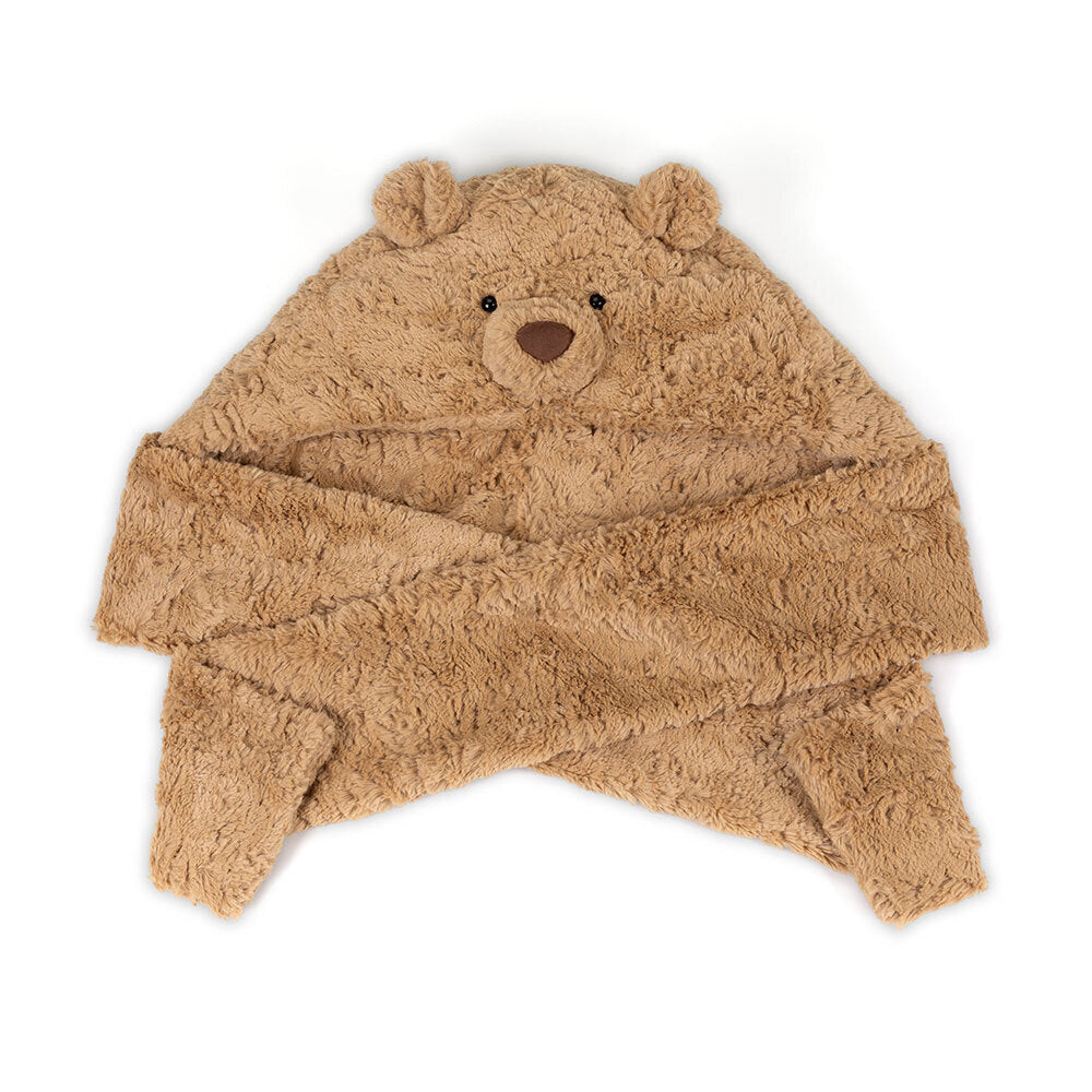 Jellycat Plush | Bartholomew Bear Bundlesnug Hooded Scarf