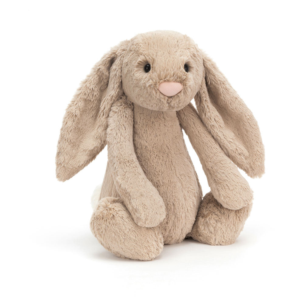 Peluche Jellycat | Lapin Bashful beige très grand