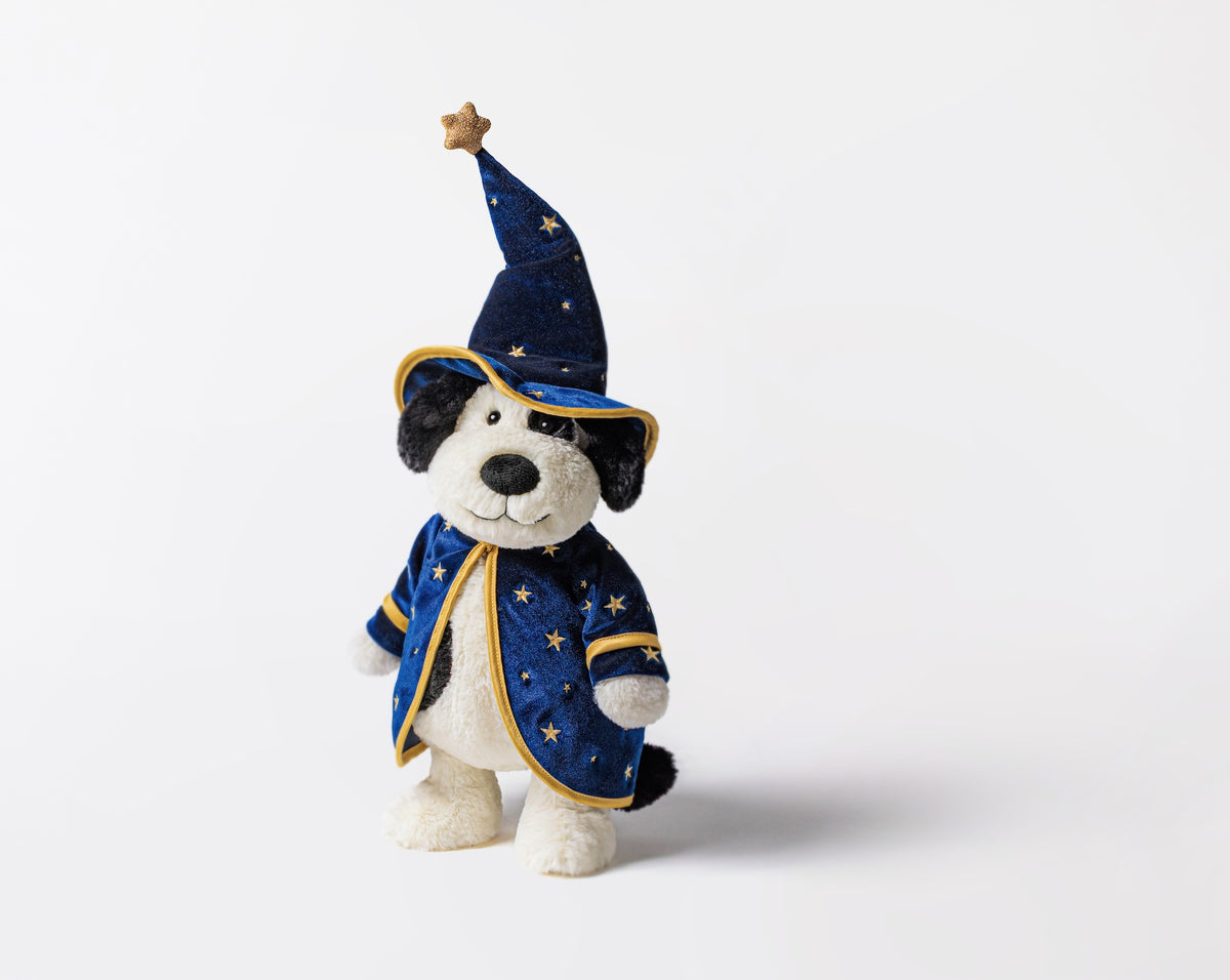 Peluche Jellycat | Chiot Rufferty en costume de magicien