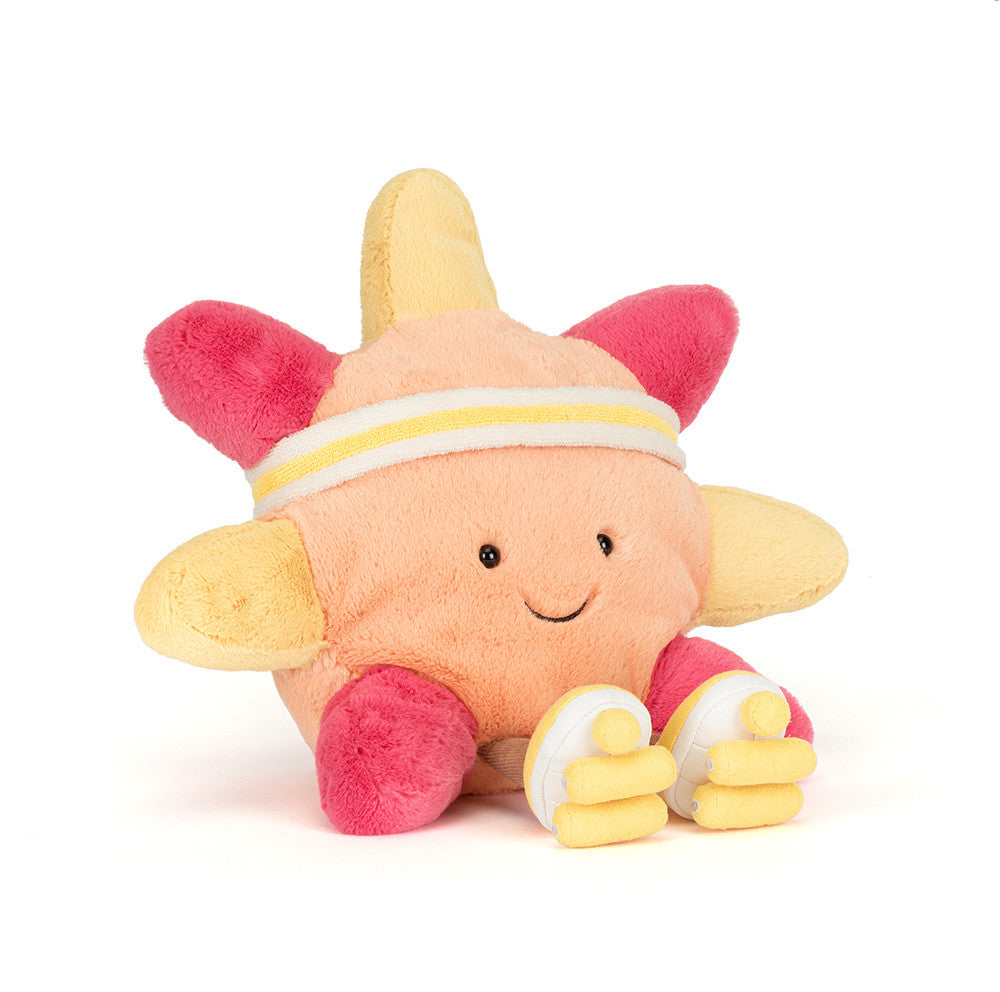 Peluche Jellycat | Soleil amusant en patin à roulettes