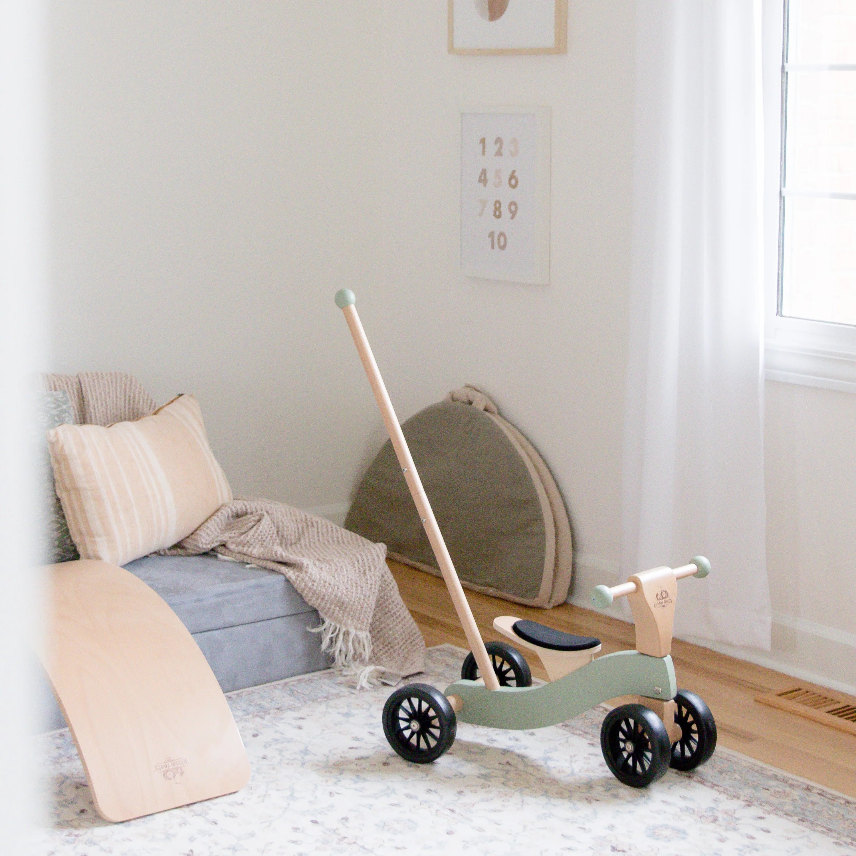 Vélo à pousser Tiny Glider | Vert sauge