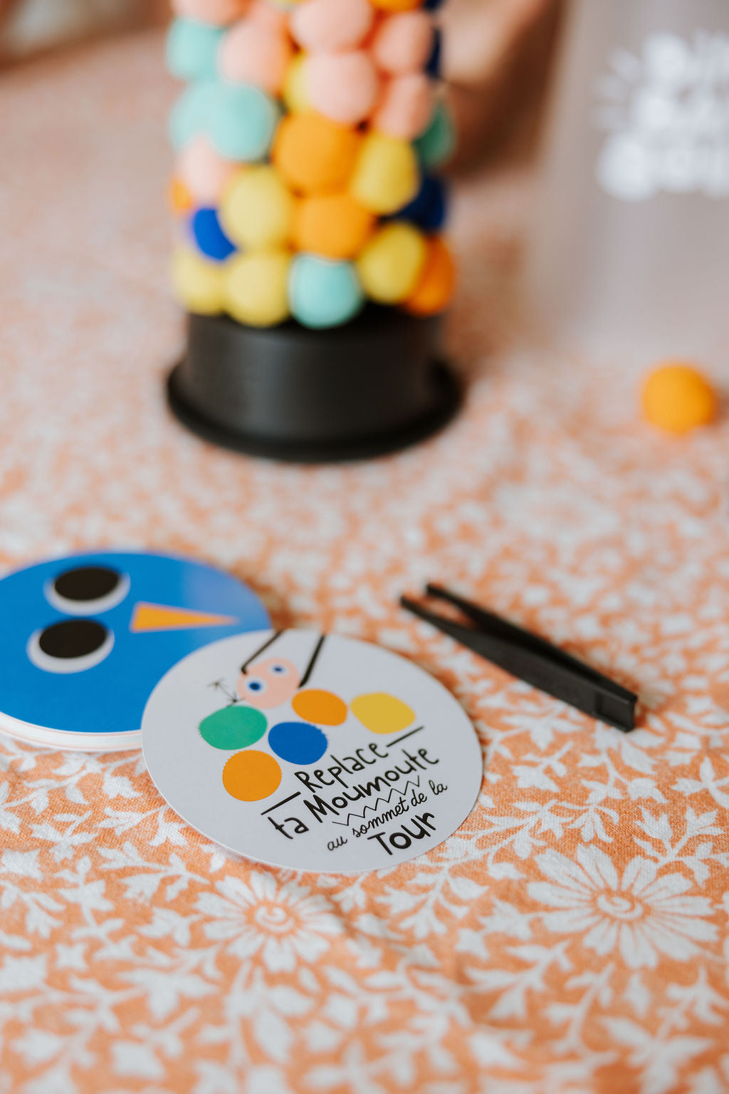 Carte defi jeu d’adresse Bim Bam Boule Loki – challenge card from Loki Bim Bam Boule skill game – Olie & co