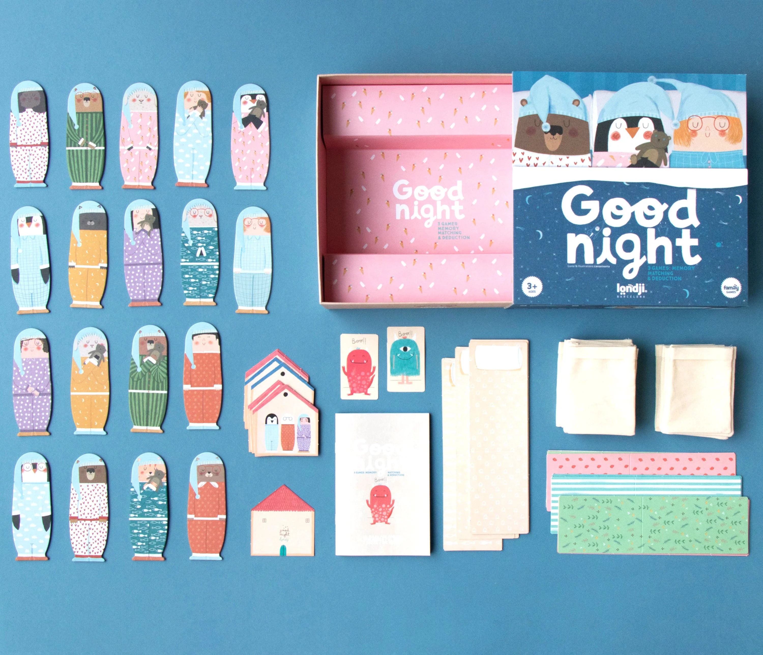 Jeu de mémoire, de relation et de déduction | Bonne nuit (Good night)