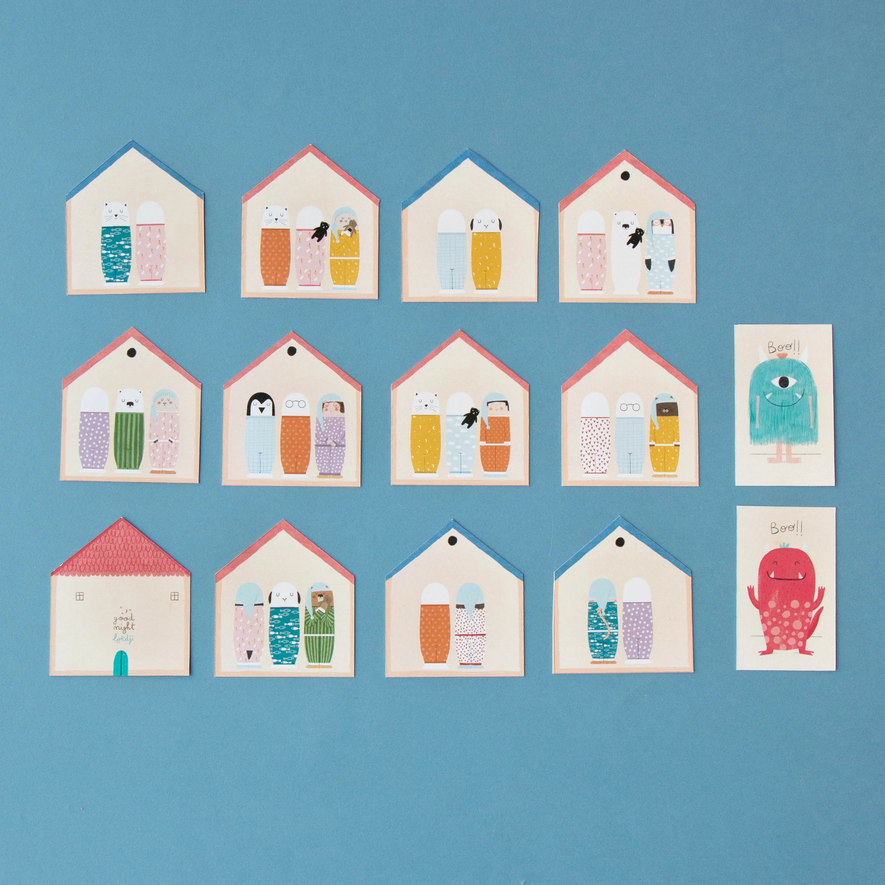 Jeu de mémoire, de relation et de déduction | Bonne nuit (Good night)