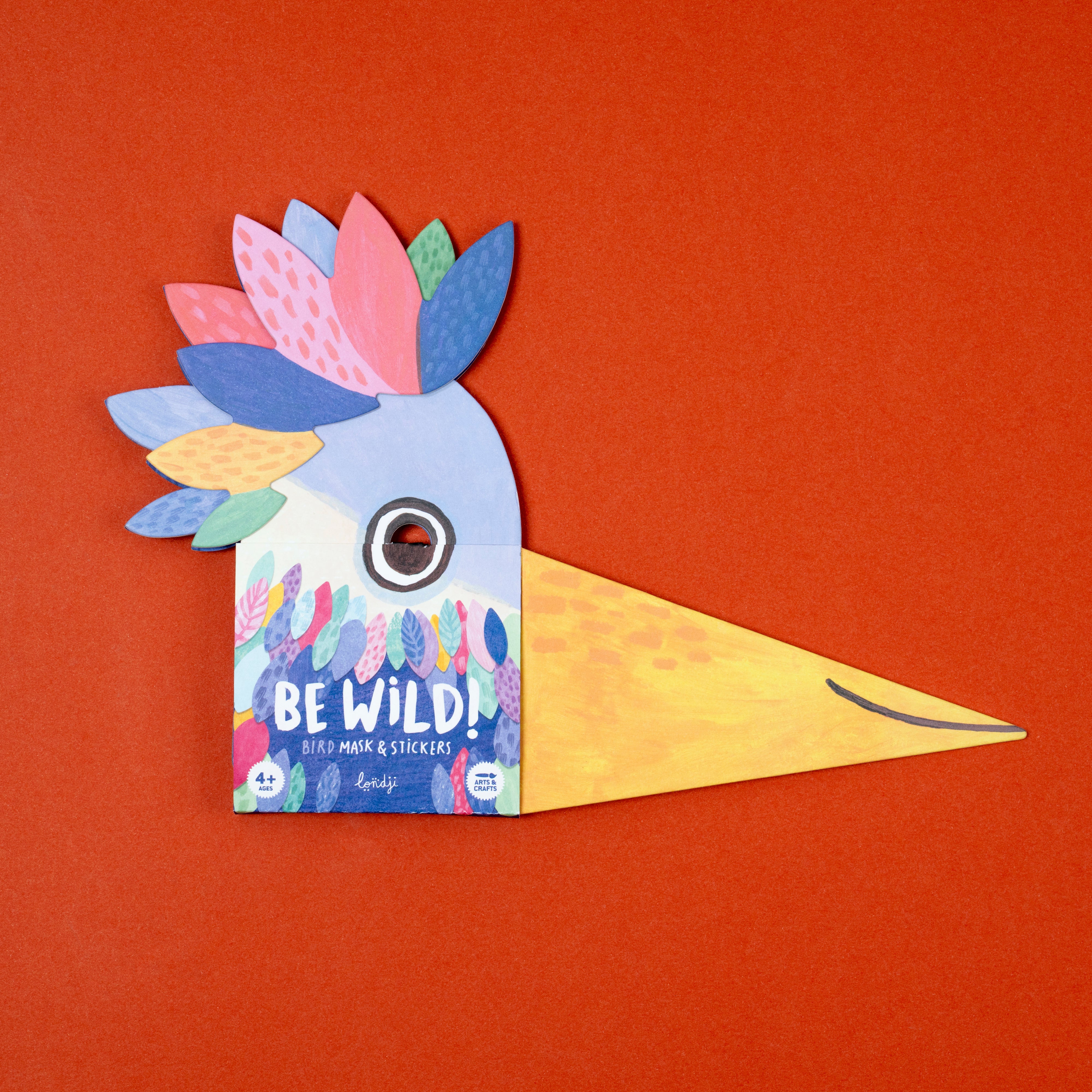 Be Wild Mask & Stickers | Bird
