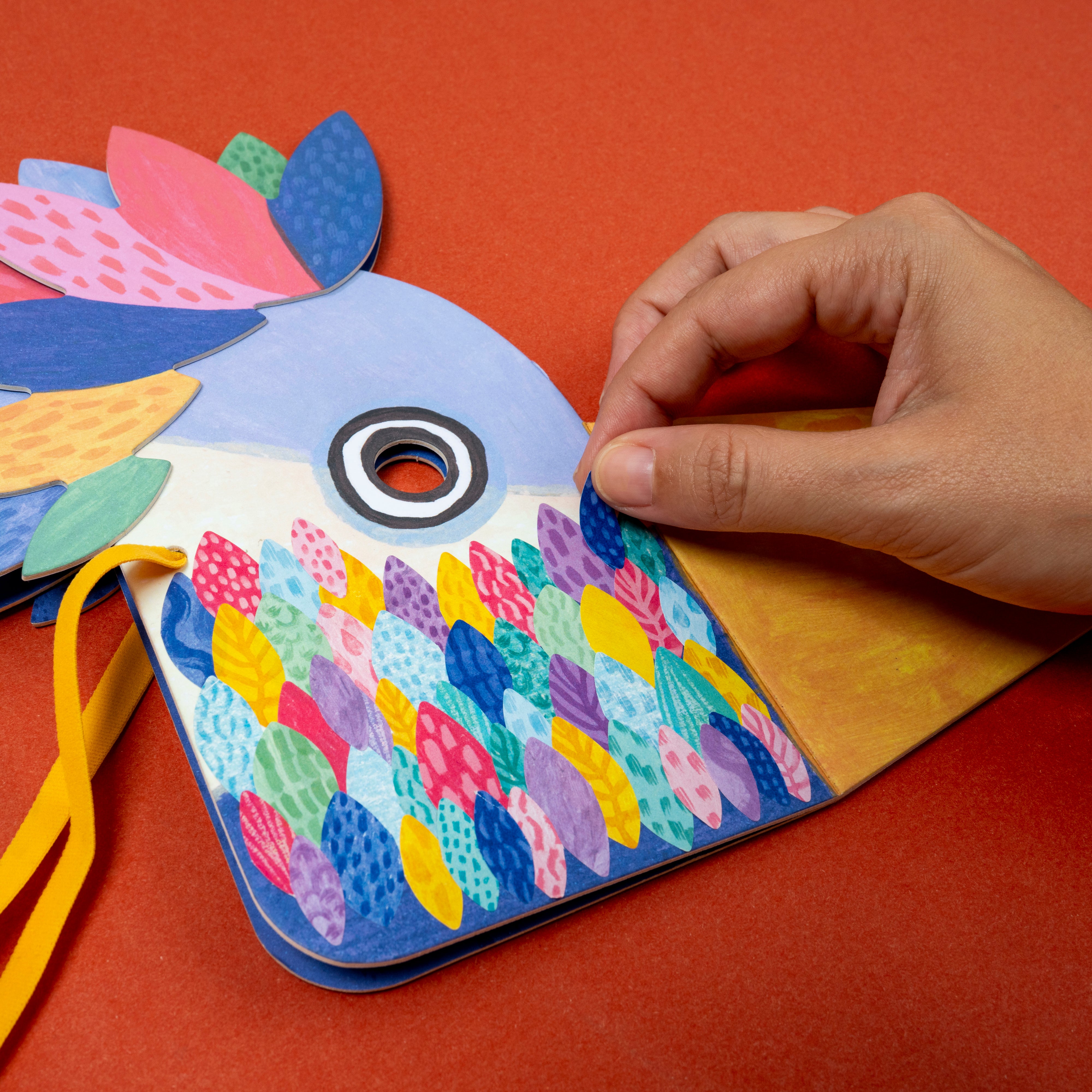 Masque & autocollants Be Wild | Oiseau