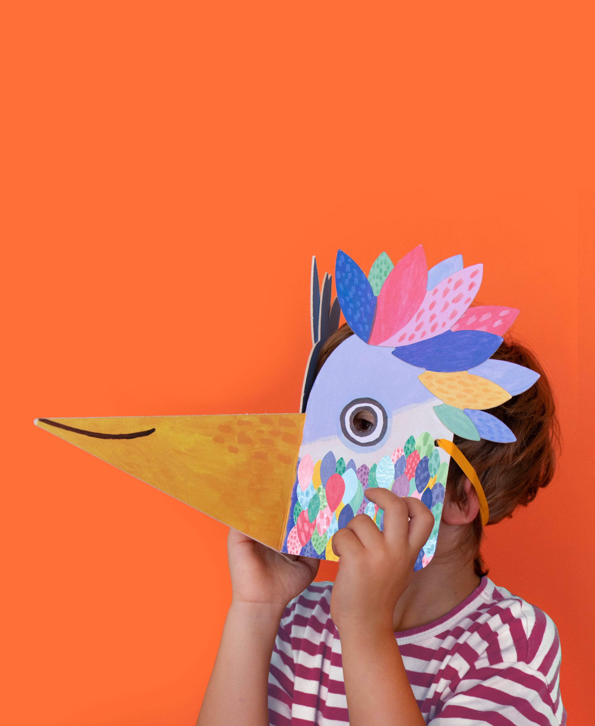 Masque & autocollants Be Wild | Oiseau