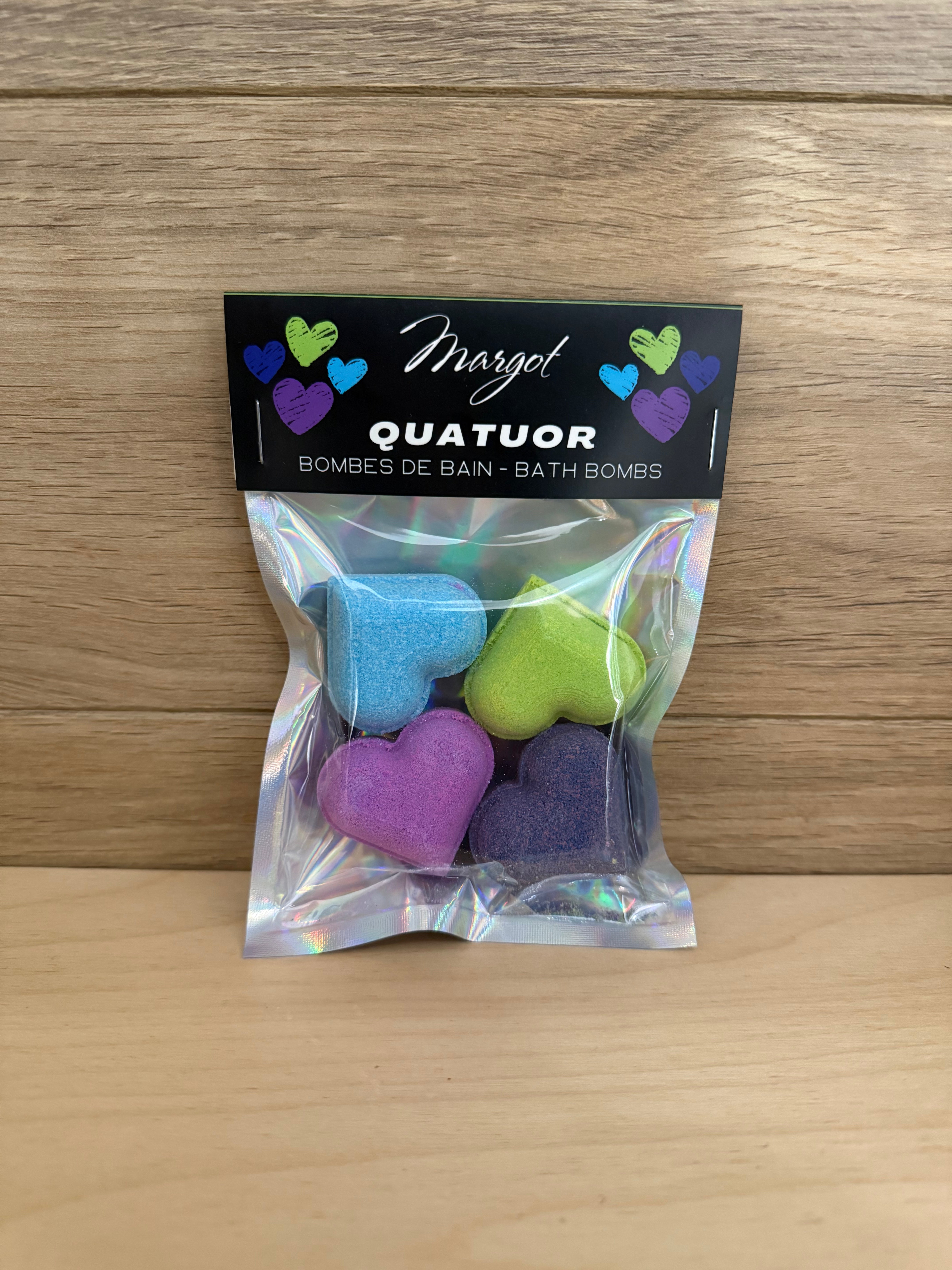 Bombe de bain | Quatuor de cœurs