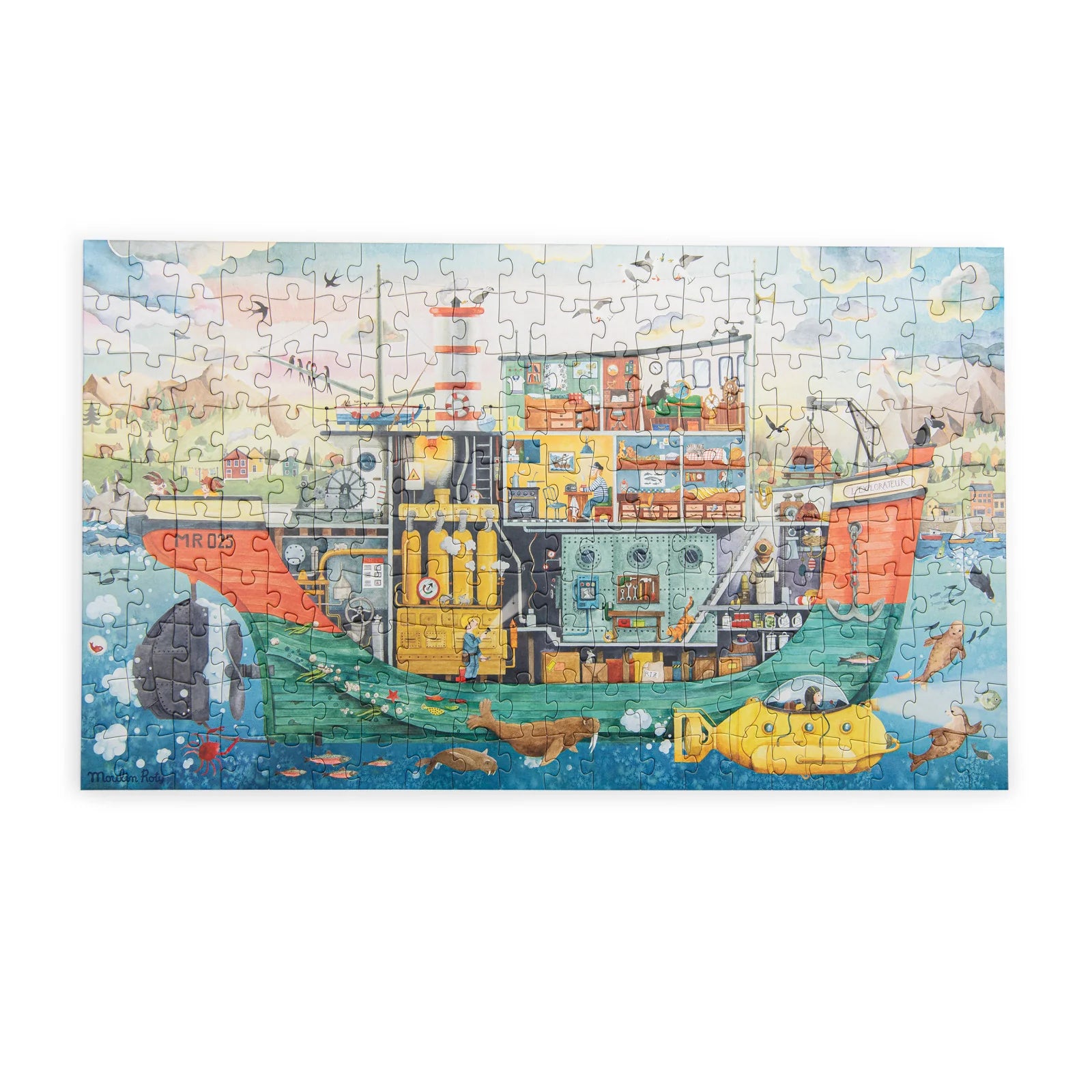 Explorer Boat Puzzle 200 Pieces for Kids
