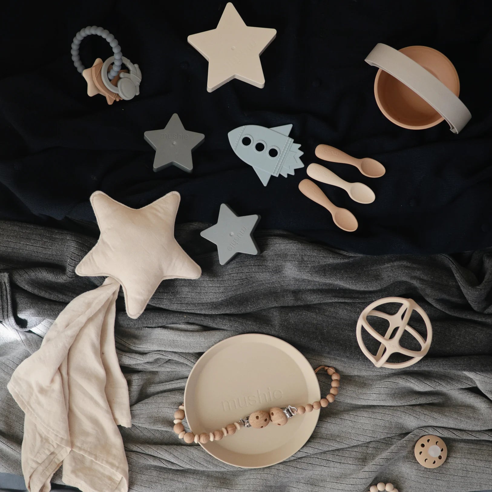 Star lovey blanket | Fog