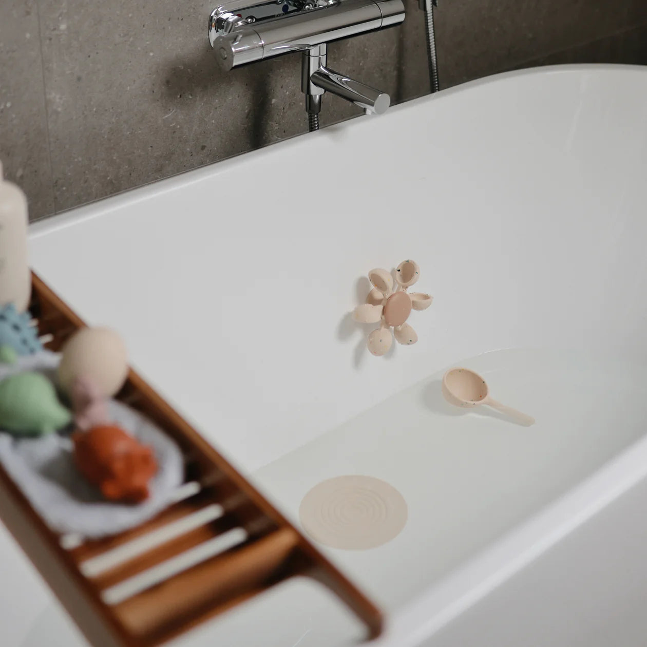 Jouet de bain en silicone | Roue à eau silicone & ventouse