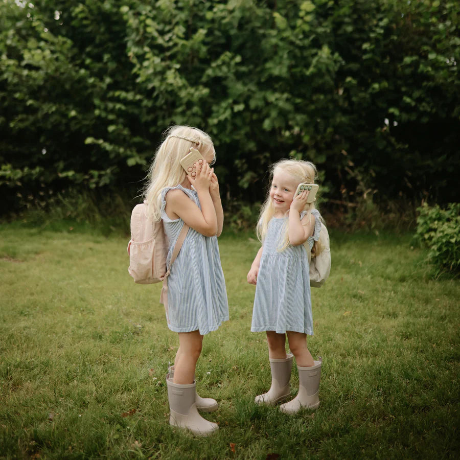 Jouet à presser | Téléphone | Sauge & crème